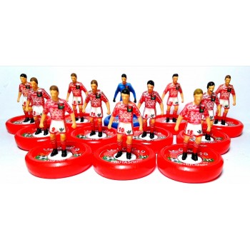 Subbuteo Andrew Table Soccer USSR (CCCP) Euro 1988 Home kit on WSB Professional bases
